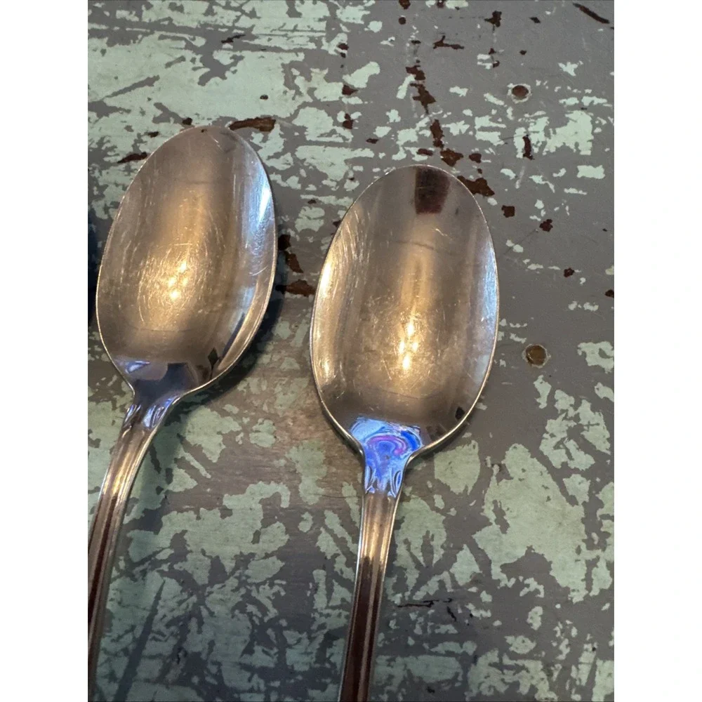 5 Sears and Roebuck TRADITION BANQUET‎ Place Oval Soup Spoon Stainless Made USA